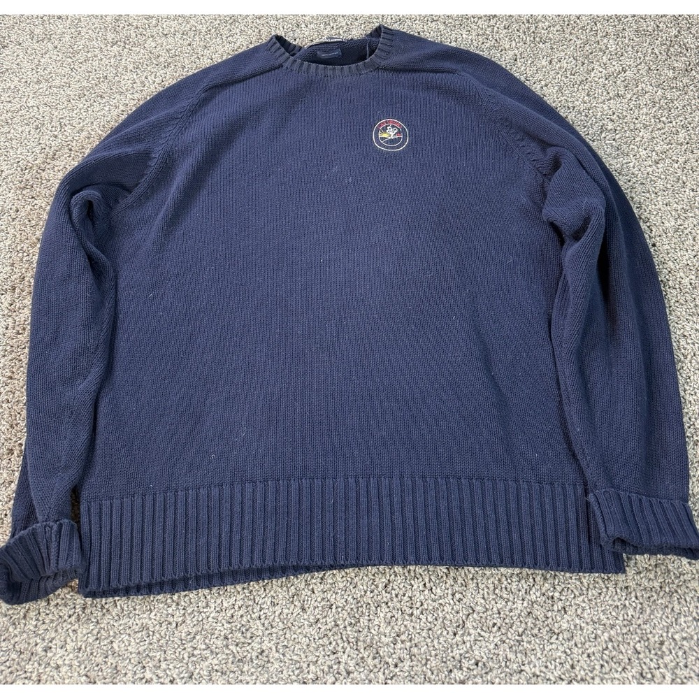 Vintage Polo Ralph Lauren Pullover Sweater Men's Size XL Blue